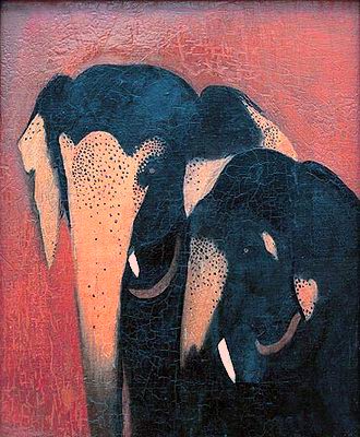 Amrita Sher-Gil: Két elefánt Amrita Sher-Gil: Két elefánt