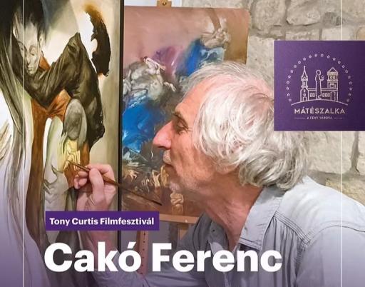 vágott_kicsi_Cakó Ferenc kiállítás Mátészalka Tony Curtis Filmfesztivál